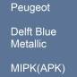 Preview: Peugeot, Delft Blue Metallic, MIPK(APK).